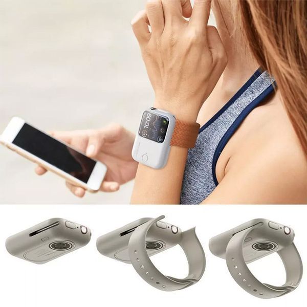 Портативное ЗУ Charging Soft Case for Apple Watch 40/41mm 1200 mAh 00000074286_3 фото