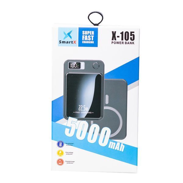 Беспроводной повербанк с быстрой зарядкой на 5000 mah X105 X105 фото