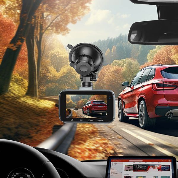 Відеореєстратор Hoco DV5 Driving recorder with 3-inch display 00000069155_1 фото