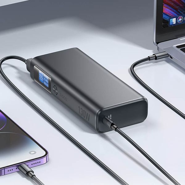 Портативний ЗП Power Bank Hoco Q17B Electric 130W 20000 mAh 00000073397_1 фото