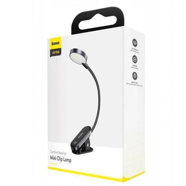 Лампа Baseus Comfort Reading Mini Clip Lamp (DGRAD-0) 00000063748_1 фото