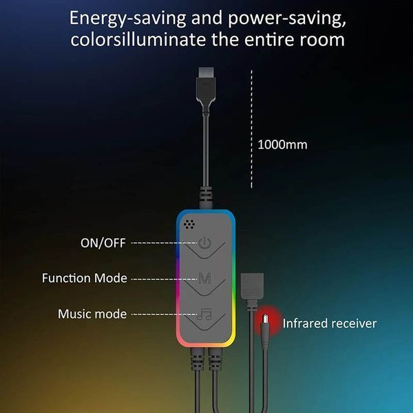 Напольная угловая LED лампа RGB Magic 1 Bluetooth USB with app 00000066424_1 фото
