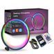 Настільна LED лампа RGB Intelligent circular atmosphere light Bluetooth USB with app 00000066427_1 фото 1