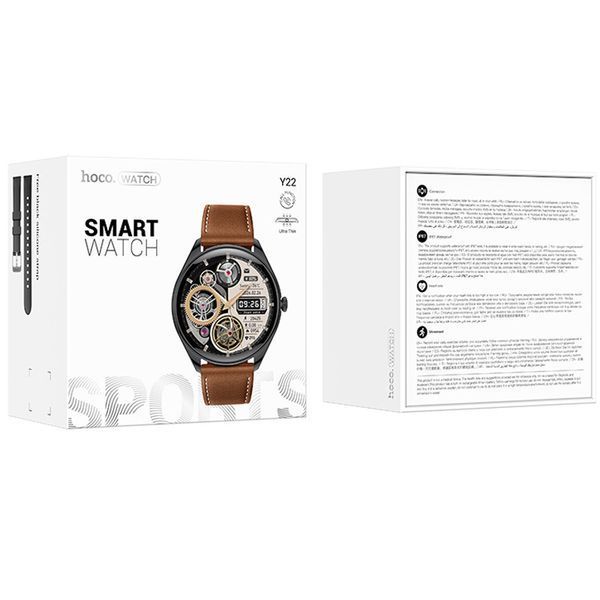 Смарт-годинник Hoco Smart Watch Y22 Amoled Smart sports watch (call version) 00000074008_2 фото