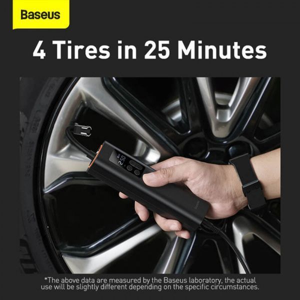 Автомобільний насос Baseus Super Mini Inflator Pump (CRCQ000001) 00000068705_1 фото