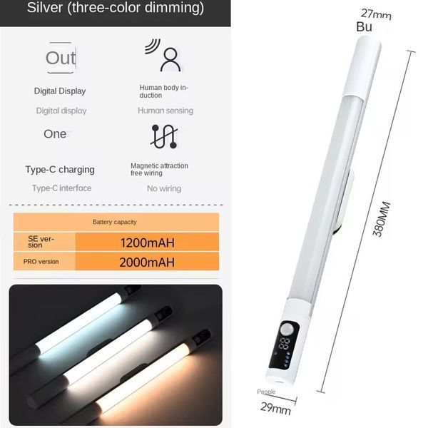 Сенсорный светильник LED с датчиком движения MZ-L2902 Pro (29*27*380mm) 00000072953_2 фото