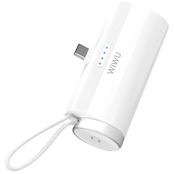 Портативное ЗУ Power Bank WIWU W026 2 in 1 Type-C с БЗУ For Apple Watch 15W 5000 mAh 00000071980_1 фото