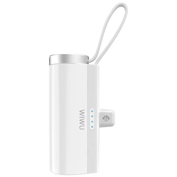 Портативное ЗУ Power Bank WIWU W026 2 in 1 Type-C с БЗУ For Apple Watch 15W 5000 mAh 00000071980_1 фото