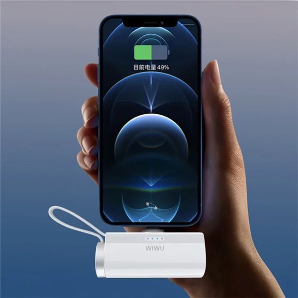 Портативное ЗУ Power Bank WIWU W026 2 in 1 Type-C с БЗУ For Apple Watch 15W 5000 mAh 00000071980_1 фото
