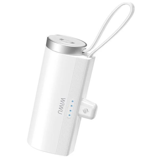 Портативное ЗУ Power Bank WIWU W026 2 in 1 Type-C с БЗУ For Apple Watch 15W 5000 mAh 00000071980_1 фото