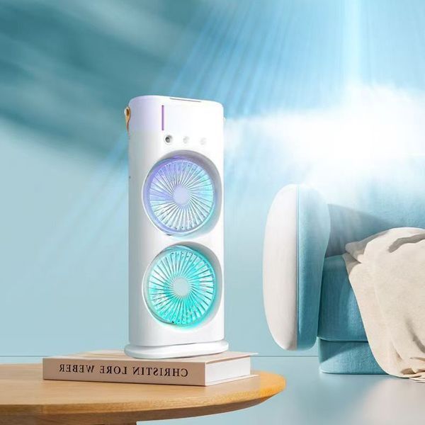 Настольный двойной вентилятор Spray Fan 2in1 с водяным охлаждением 4000 mAh 00000078670_1 фото